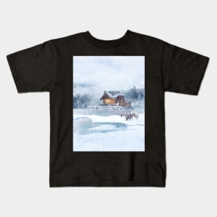 Winter Wolfs Kids T-Shirt